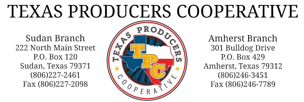 Texas Producers Coop - Amherst | 301 Bulldog Dr, Amherst, TX 79312, USA | Phone: (806) 246-3451