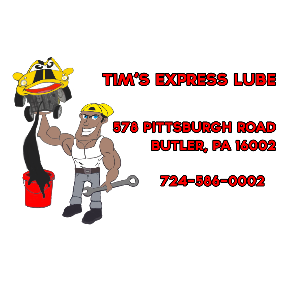 Tims Express Lube | 578 Pittsburgh Rd, Butler, PA 16002, USA | Phone: (724) 586-0002