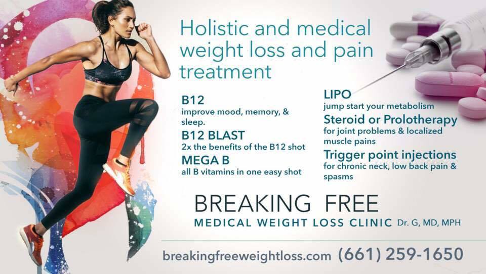Breaking Free Medical Weight Loss | 23942 Lyons Ave Unit 104, Santa Clarita, CA 91321 | Phone: (661) 259-1650