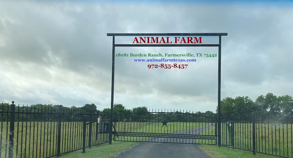 ANIMAL FARM TEXAS | 18081 Burden Ranch Rd, Farmersville, TX 75442, USA | Phone: (972) 855-8457