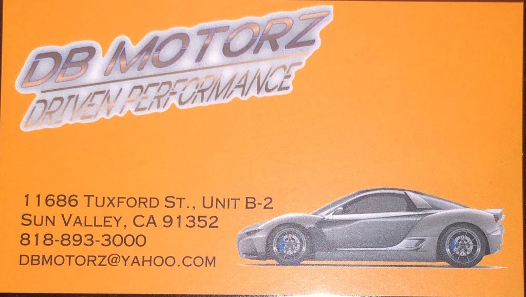 DB MOTORZ | 11686 Tuxford St, Sun Valley, CA 91352, USA | Phone: (818) 434-7111