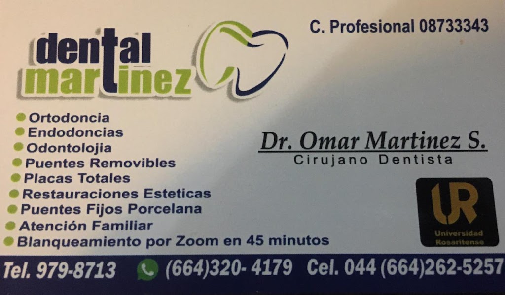 Dental martinez | Av. García 10100, Villas de Baja California, 22125 Tijuana, B.C., Mexico | Phone: 664 262 5257