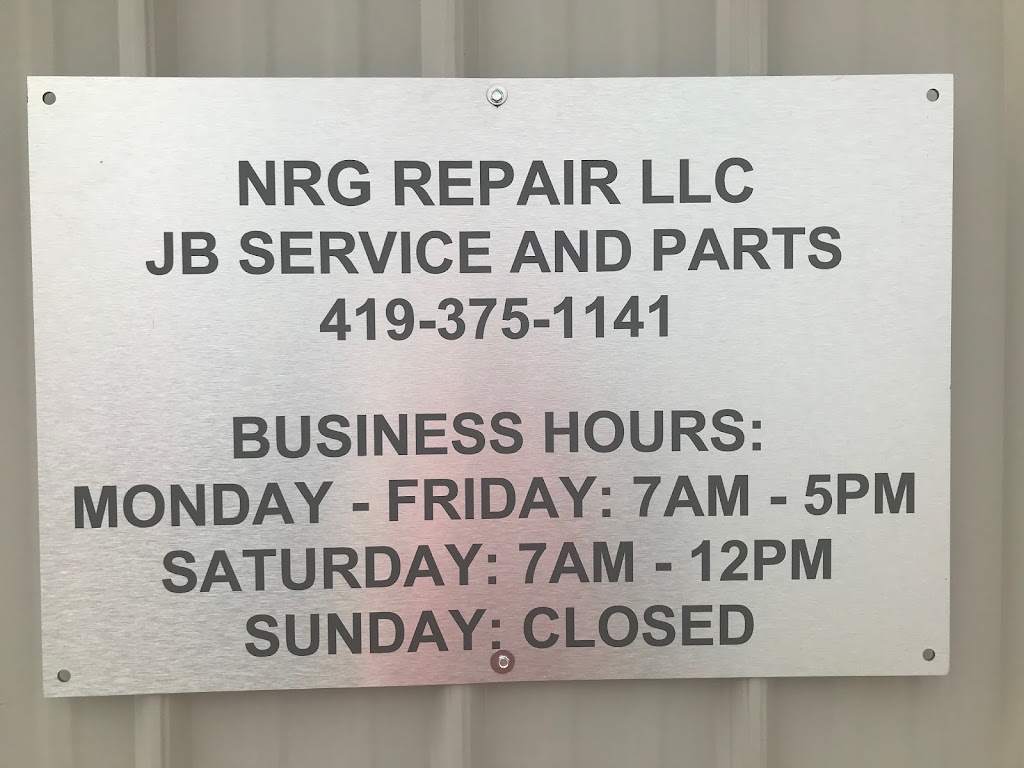 NRG Repair DBA: JB Service and Parts | 4141 Burrville Rd, Coldwater, OH 45828, USA | Phone: (419) 852-8802