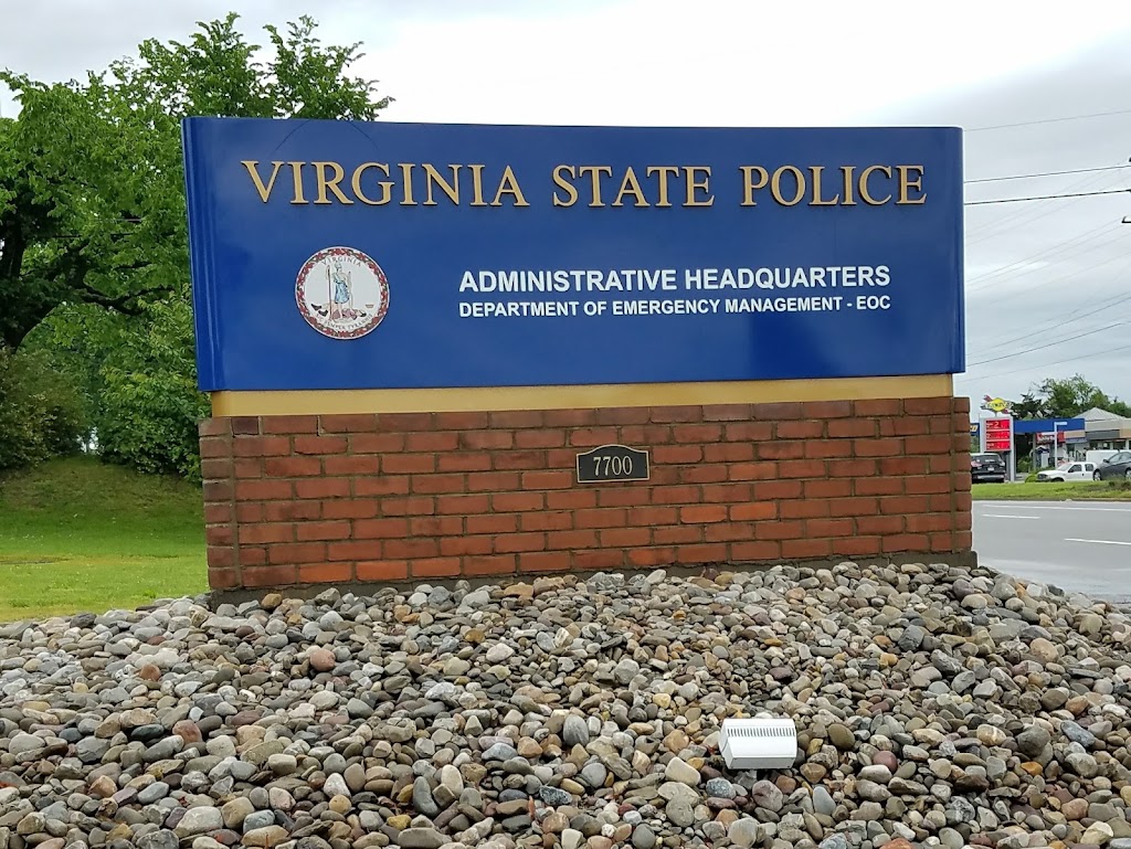 Virginia State Police Administrative Headquarters | 7700 Midlothian Turnpike, North Chesterfield, VA 23235, USA | Phone: (804) 674-2000