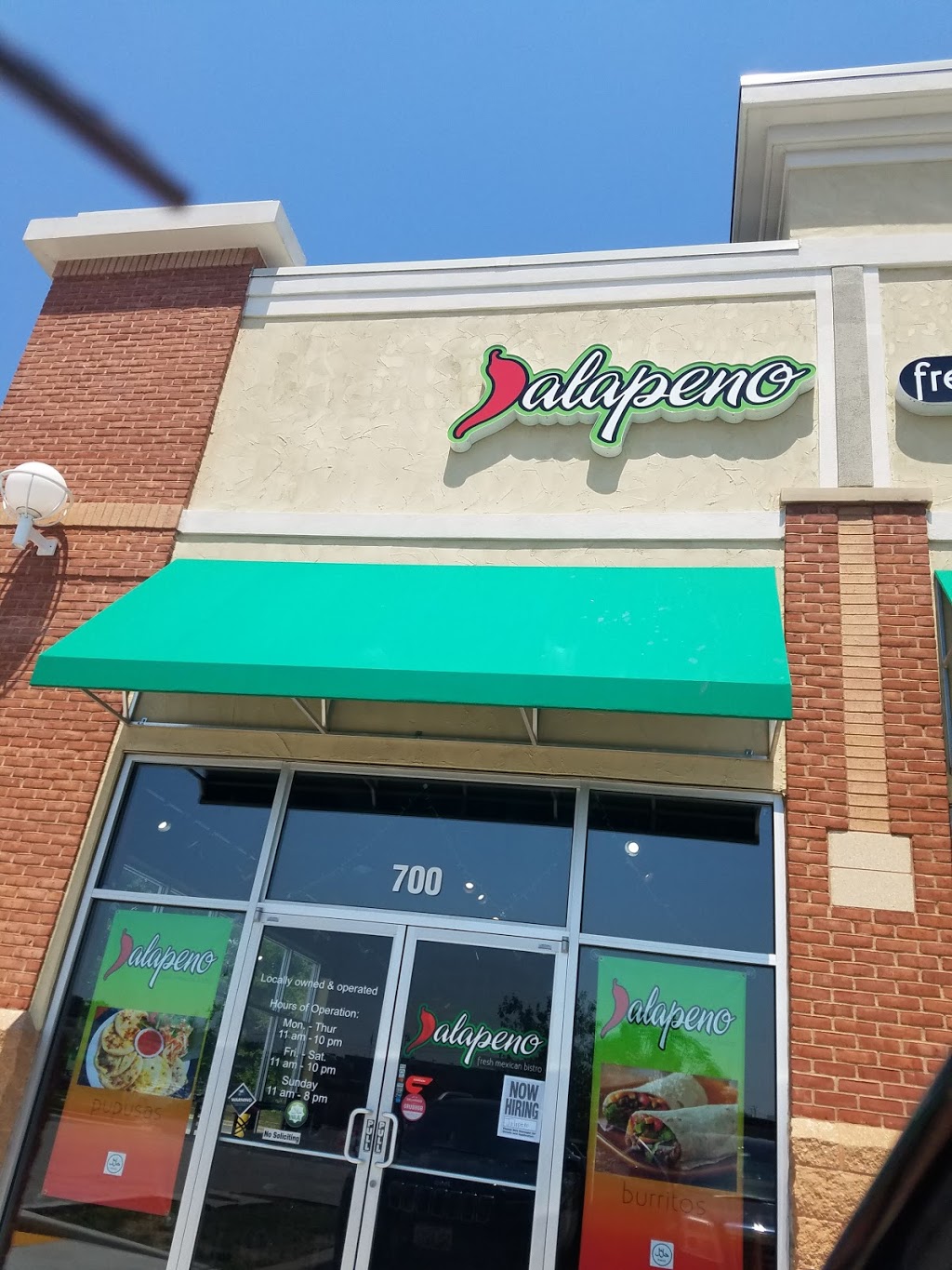 Jalapeno Fresh Mexican Bistro | 13600 Baltimore Ave, Laurel, MD 20707, USA | Phone: (240) 786-6785