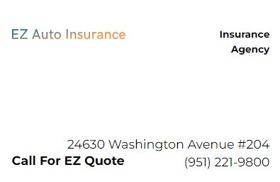EZ Auto Insurance | 24630 Washington Ave #204, Murrieta, CA 92562, USA | Phone: (951) 221-9800