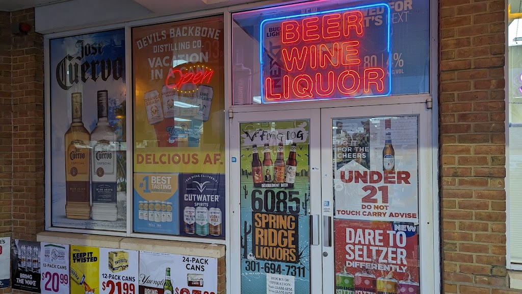 Spring Ridge Liquors | 6085 Spring Ridge Pkwy, Frederick, MD 21701 | Phone: (301) 694-7311