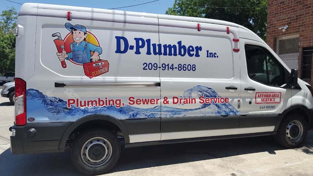 D-Plumber Any Plumbing & Drain Cleaning Service | 10619 Spring Creek Pl, Stockton, CA 95209, USA | Phone: (209) 914-8608