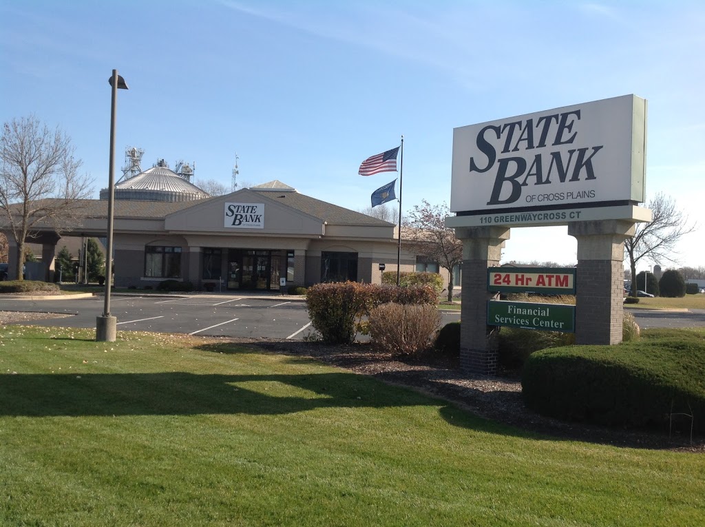 State Bank of Cross Plains - Belleville | 110 Greenway Cross Ct, Belleville, WI 53508, USA | Phone: (608) 424-1997