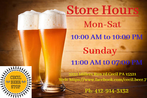 Winkles Pit Stop & Cecil Beer Stop | 3232 Millers Run Rd, Cecil, PA 15321, USA | Phone: (412) 914-1106