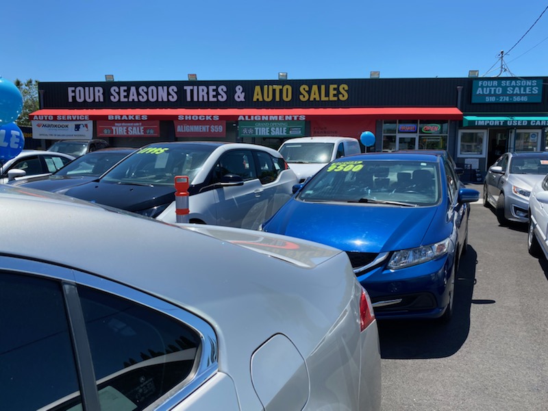 Four Seasons Tires and Auto Sales | 21621 Mission Blvd, Hayward, CA 94541, USA | Phone: (510) 274-5646