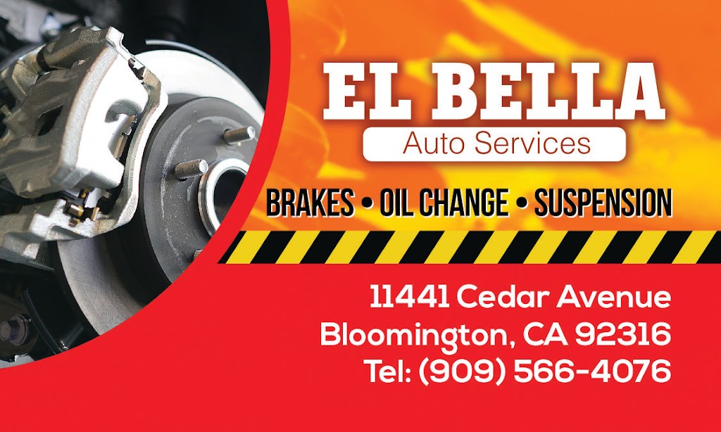 El Bella Auto Services | 11441 Cedar Ave, Bloomington, CA 92316, USA | Phone: (909) 566-4076