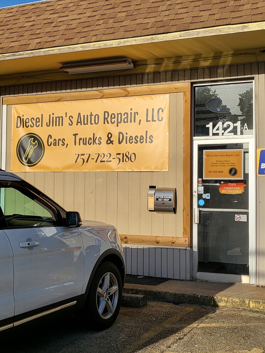 Diesel Jim's Auto Repair LLC in 1421A N King St, Hampton, VA 23669, USA