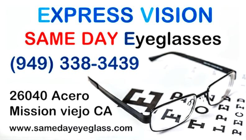 EXPRESS VISION | 26040 Acero #112, Mission Viejo, CA 92691, United States | Phone: (949) 338-3439