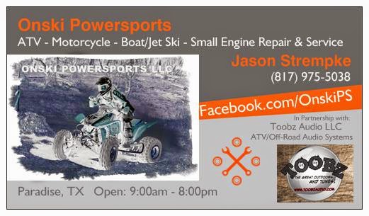 Onski Powersports | 794 Co Rd 3791, Paradise, TX 76073, USA | Phone: (817) 975-5038