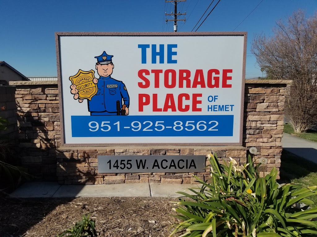 The Storage Place of Hemet | 1455 W Acacia Ave, Hemet, CA 92543, USA | Phone: (951) 925-8562