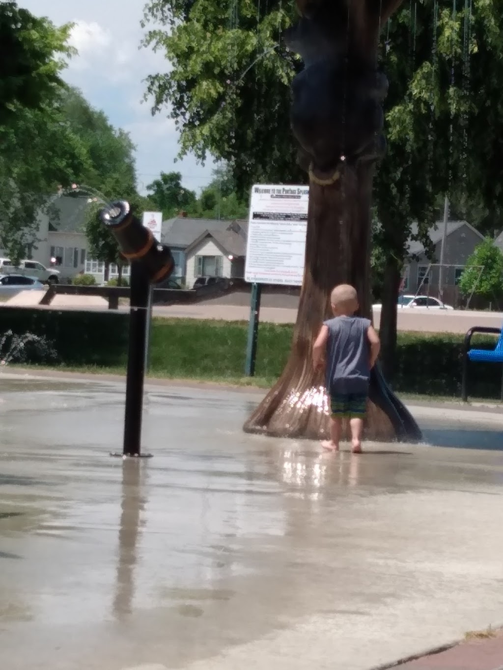 Splash Pad | 920 DeWitt St, Portage, WI 53901, USA | Phone: (608) 742-2178