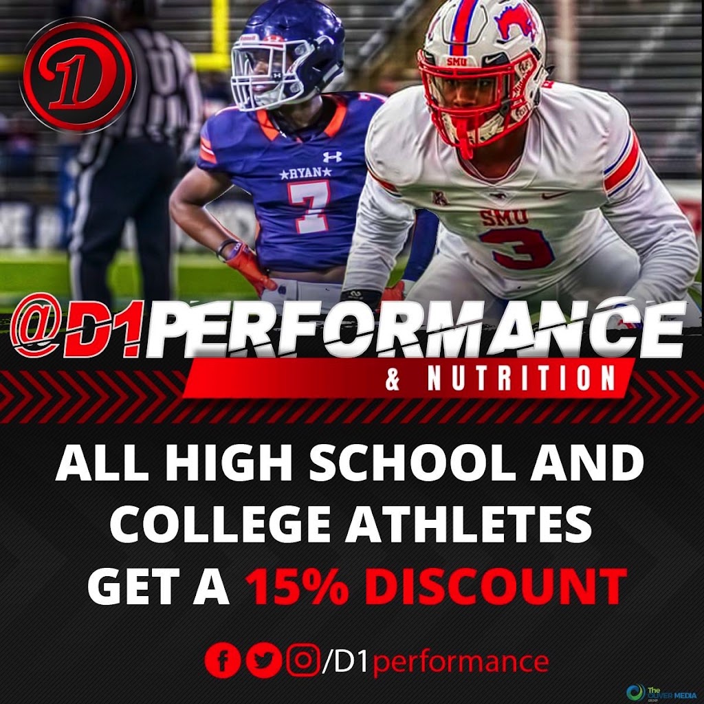 D1 Performance and Nutrition | 2914 Brown Trail, Bedford, TX 76021, USA | Phone: (817) 576-4645