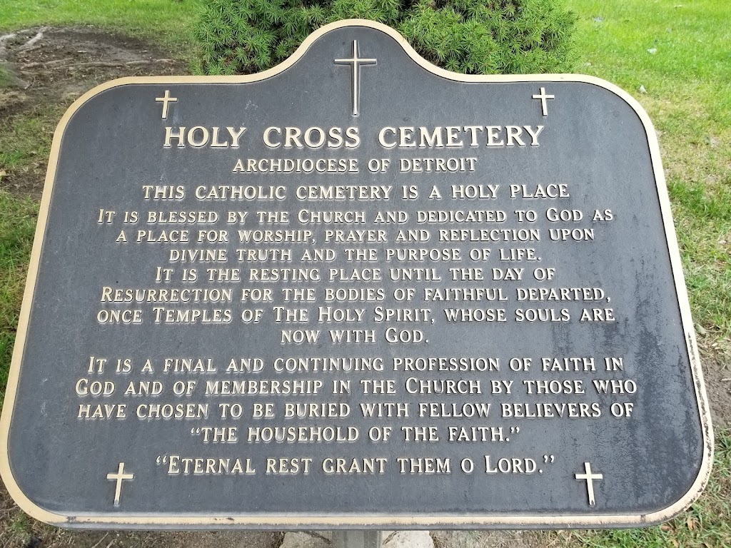 Holy Cross Cemetery | Detroit, MI 48209, USA | Phone: (313) 841-0545