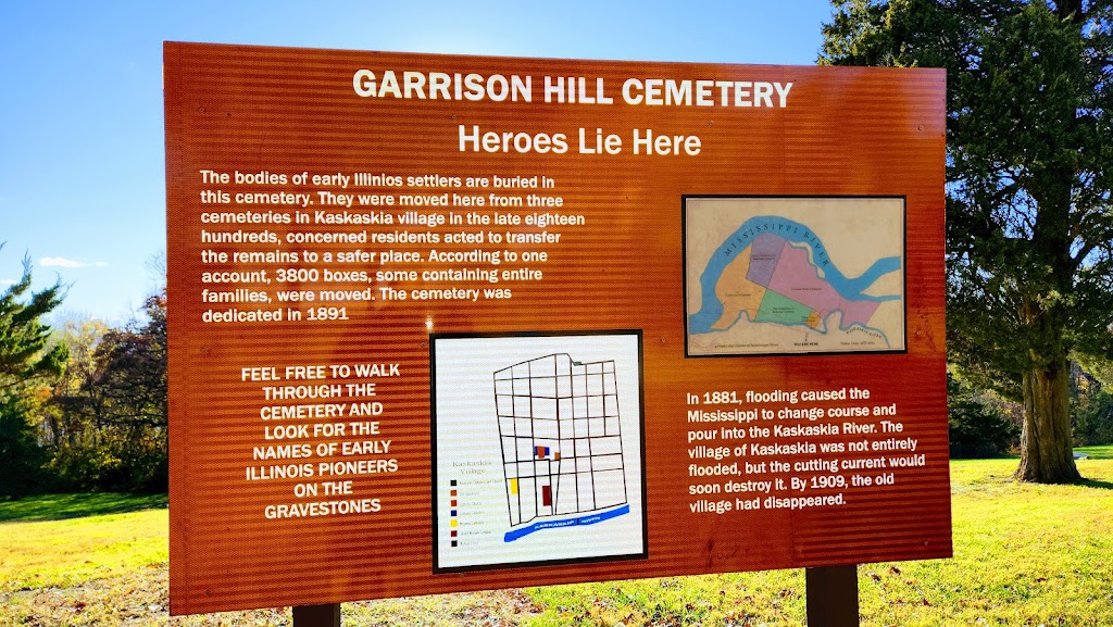 Garrison Hill Cemetery | 4372 Park Rd, Ellis Grove, IL 62241, USA | Phone: (618) 859-3741