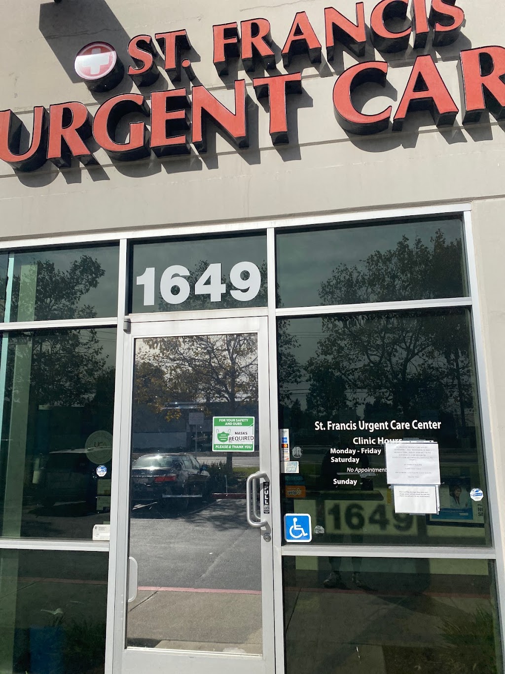 St. Francis Urgent Care Center | 1649 Industrial Pkwy W, Hayward, CA 94544, USA | Phone: (510) 780-9400