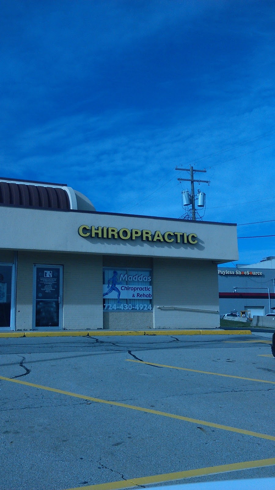 Maddas Chiropractic & Rehab | 4313 PA-51, Belle Vernon, PA 15012, USA | Phone: (724) 430-4924