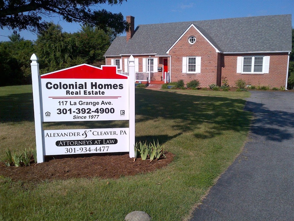 Colonial Homes Real Estate | 117 La Grange Ave, La Plata, MD 20646, USA | Phone: (301) 392-4900