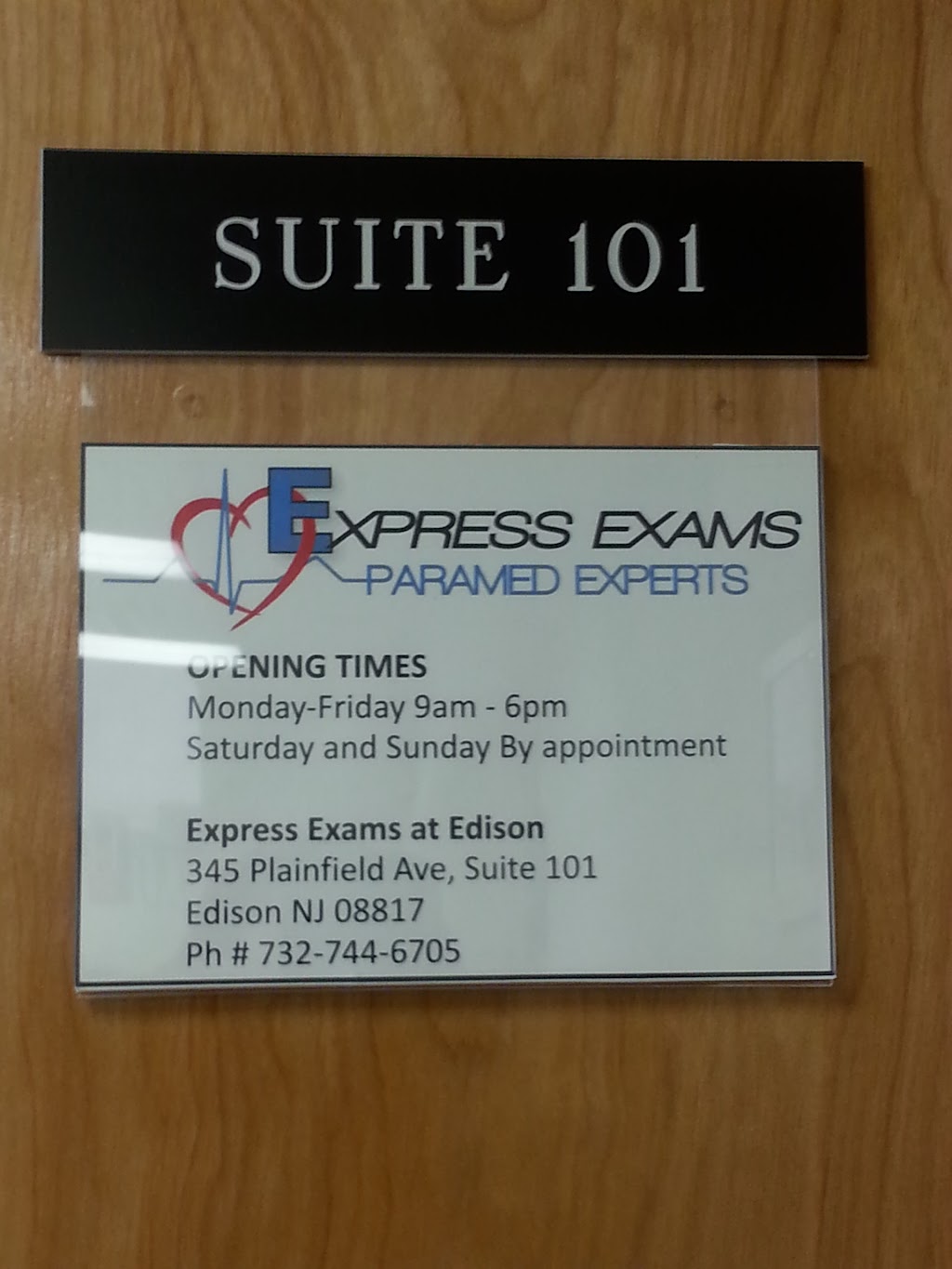 Express Exams | 345 Plainfield Ave #101, Edison, NJ 08817, USA | Phone: (732) 744-6705