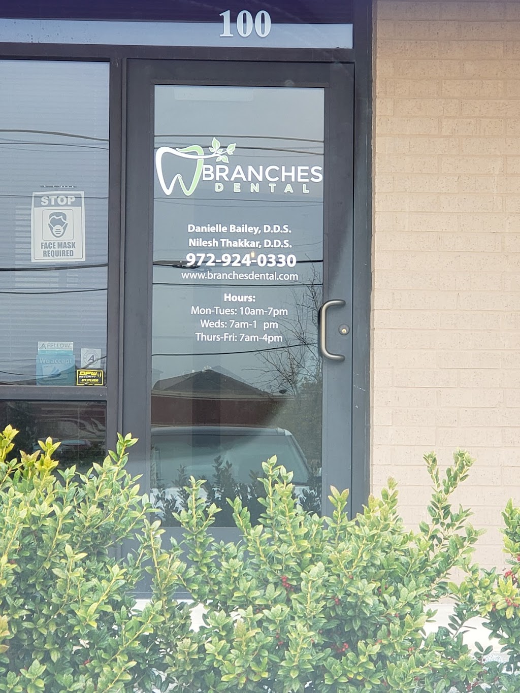 Branches Dental | 2100 W White St Suite 100, Anna, TX 75409, USA | Phone: (972) 924-0330