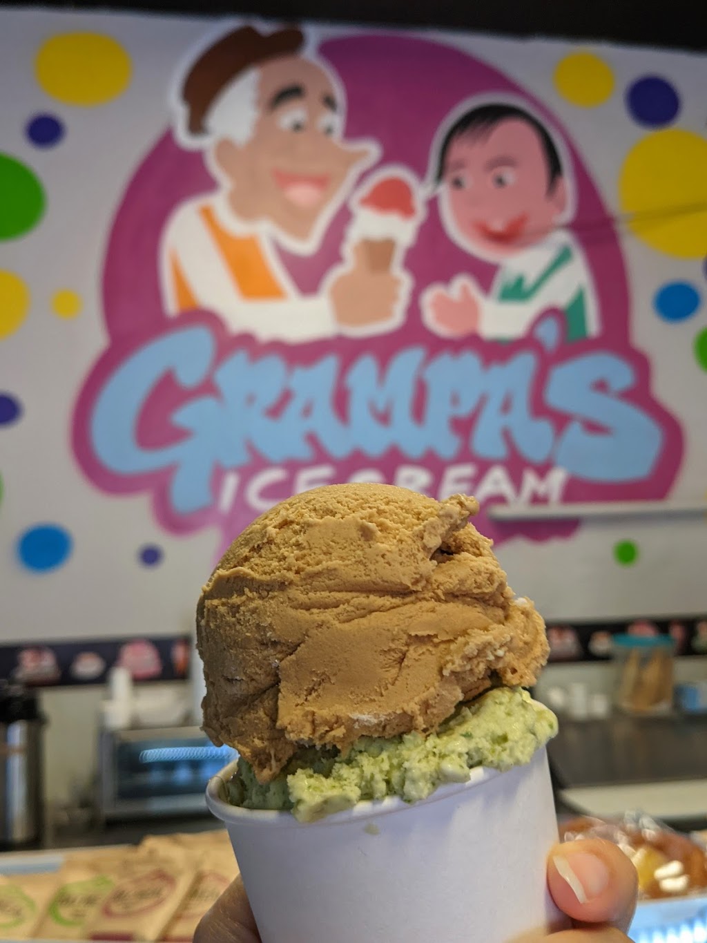 Grampas Ice Cream | 2630 East Cesar E Chavez Avenue, Los Angeles, CA 90033, USA | Phone: (323) 685-5592