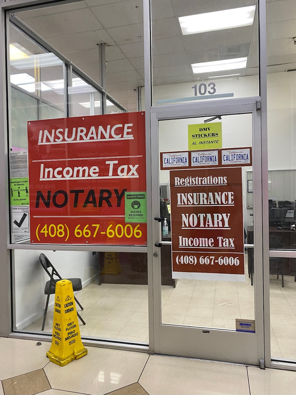 DS insurance Tax Notary | 1690 Story Rd #103, San Jose, CA 95122, USA | Phone: (408) 667-6006