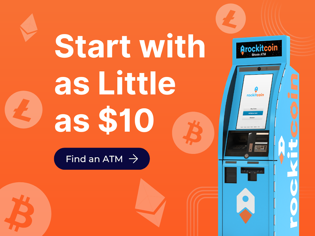 RockItCoin Bitcoin ATM | 4235 Aurora Rd, Melbourne, FL 32934, USA | Phone: (888) 702-4826