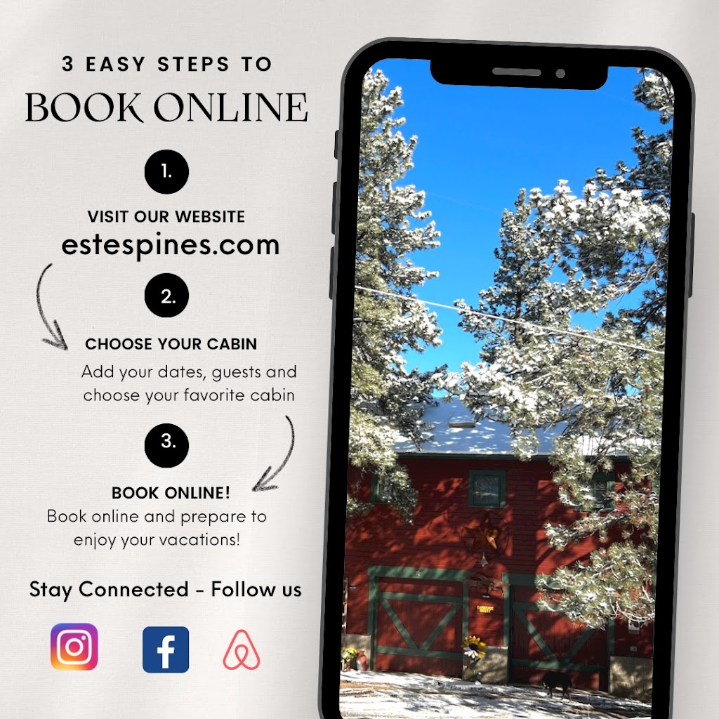 Estes Pines | 2375 Eagle Cliff Rd, Estes Park, CO 80517, USA | Phone: (970) 888-2793
