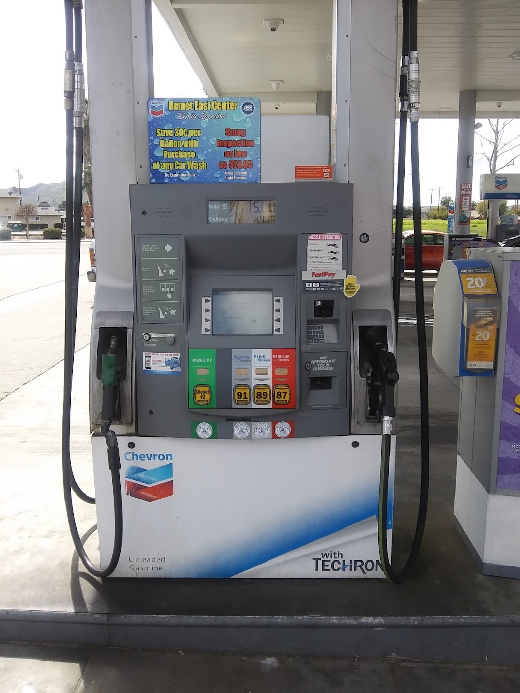 Chevron | 43510 E Florida Ave, Hemet, CA 92544 | Phone: (951) 927-9800