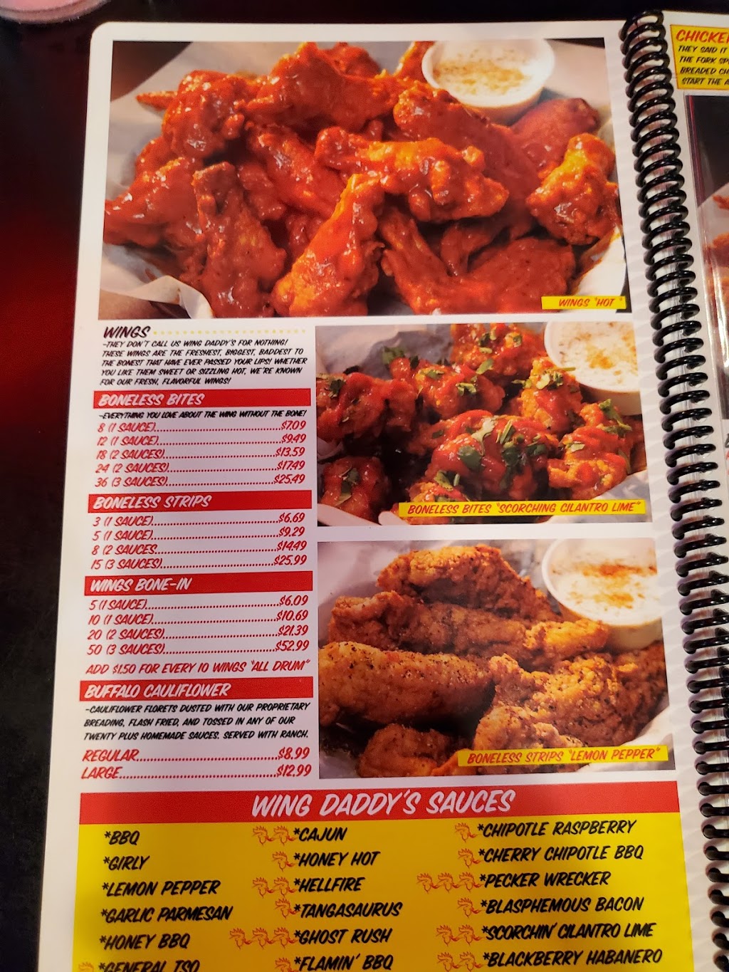 Wing Daddys Sauce House | 11100 Sean Haggerty Dr, El Paso, TX 79934, USA | Phone: (915) 821-9464