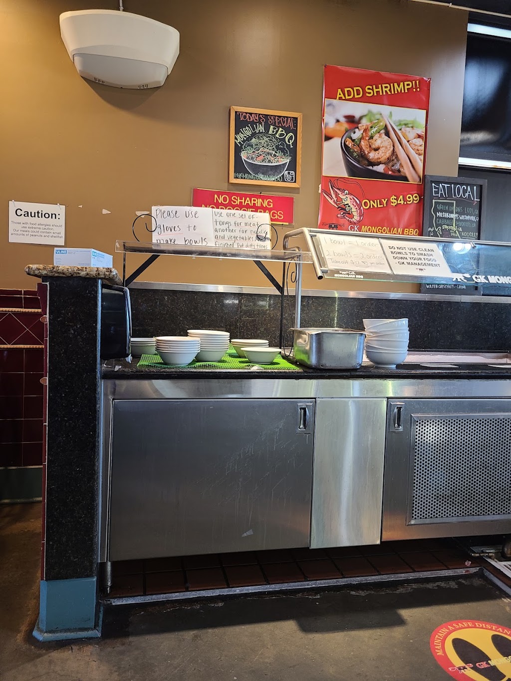 GK Mongolian BBQ | 3296 Grant Line Rd, Tracy, CA 95304, USA | Phone: (209) 221-7008