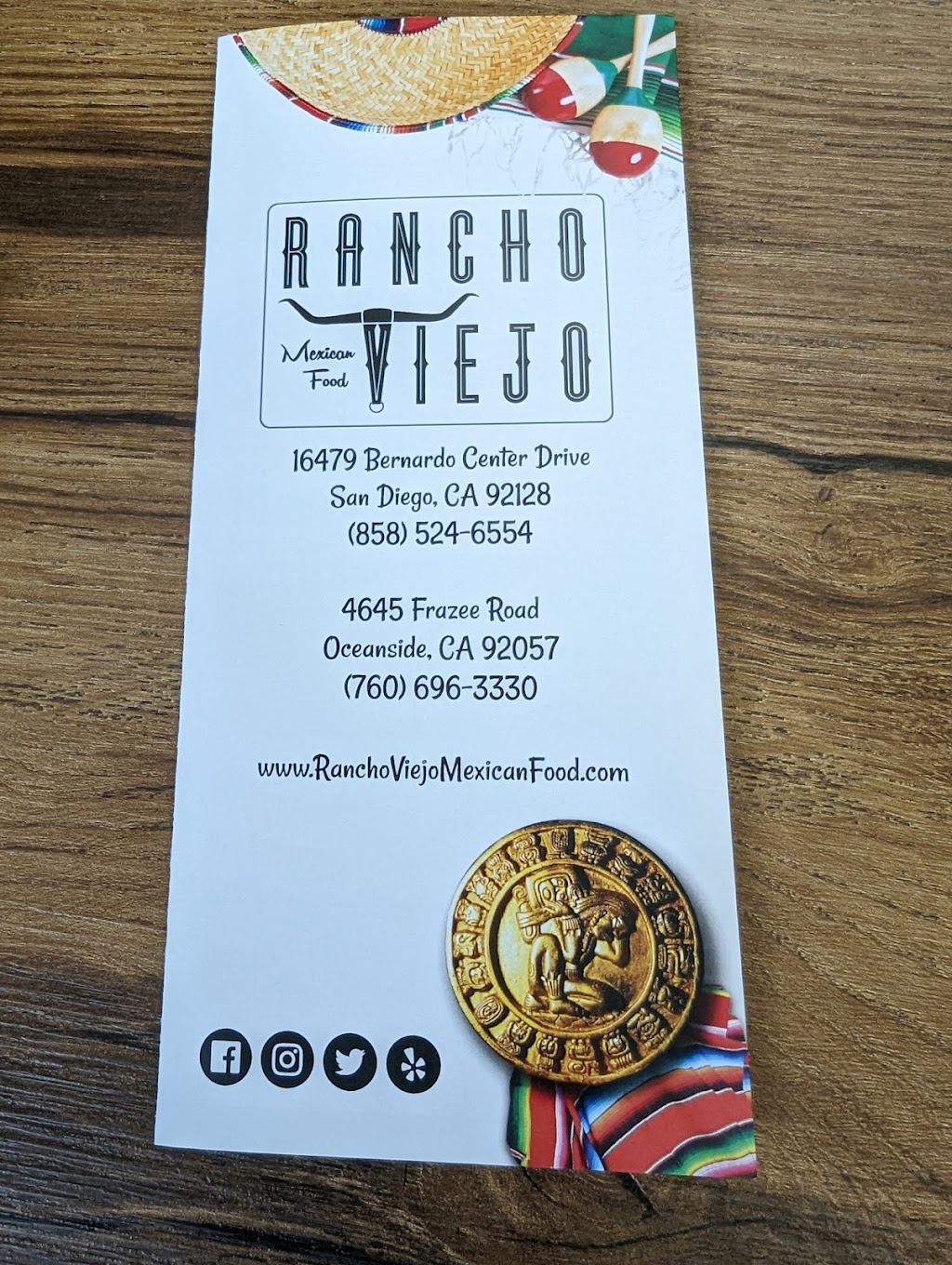 Rancho Viejo Mexican Food | 4645 Frazee Rd unit h, Oceanside, CA 92057, USA | Phone: (760) 696-3330 Rancho Viejo Mexican Food | 4645 Frazee Rd unit h, Oceanside, CA 92057, USA | Phone: (760) 696-3330