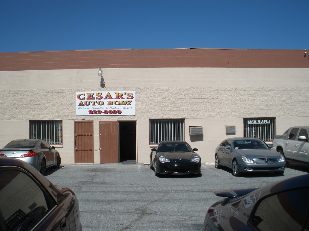 Cesars Auto Body & Frame Inc | 581 N Palm Ave #A, Hemet, CA 92543, USA | Phone: (951) 929-9090