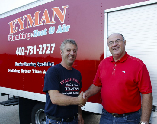 Eyman Plumbing Heating & Air | 8506 S 117th St, La Vista, NE 68128, USA | Phone: (402) 731-2727