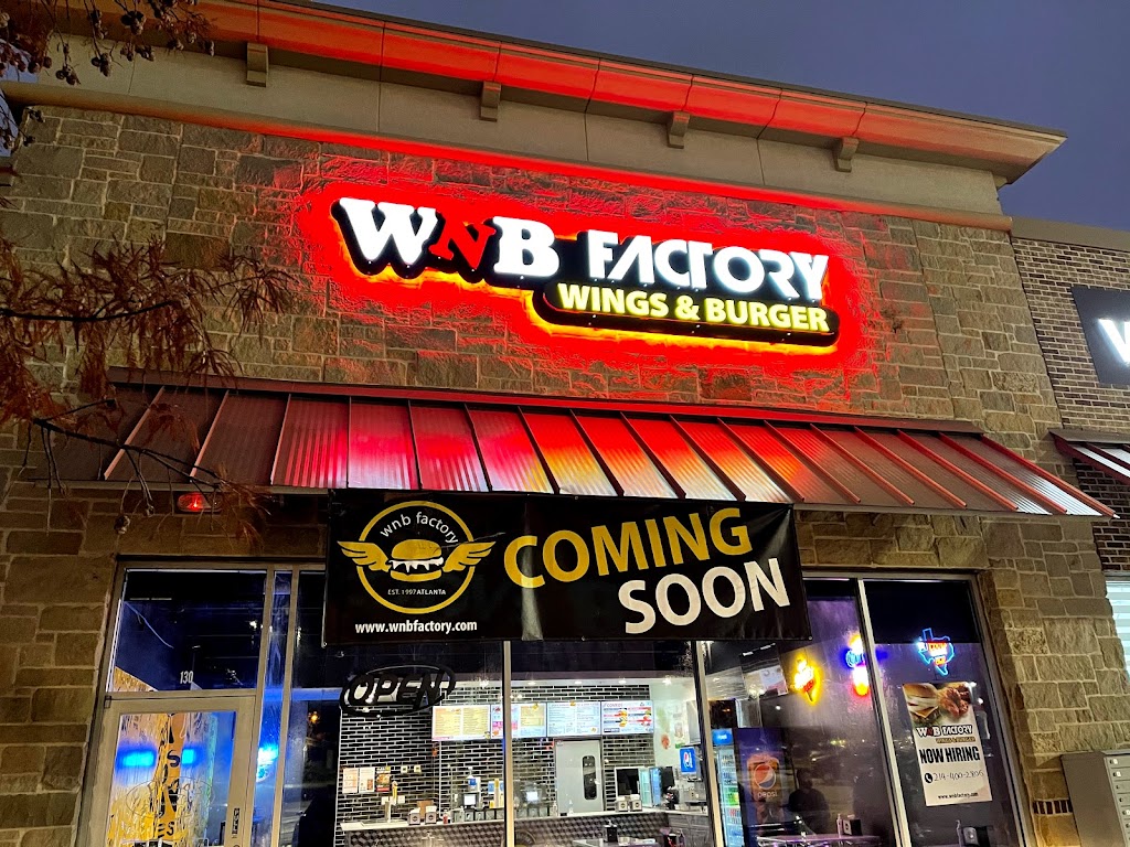 WNB Factory - Wings & Burger | 1016 E Hebron Pkwy Suite 130, Carrollton, TX 75010, USA | Phone: (972) 810-0373