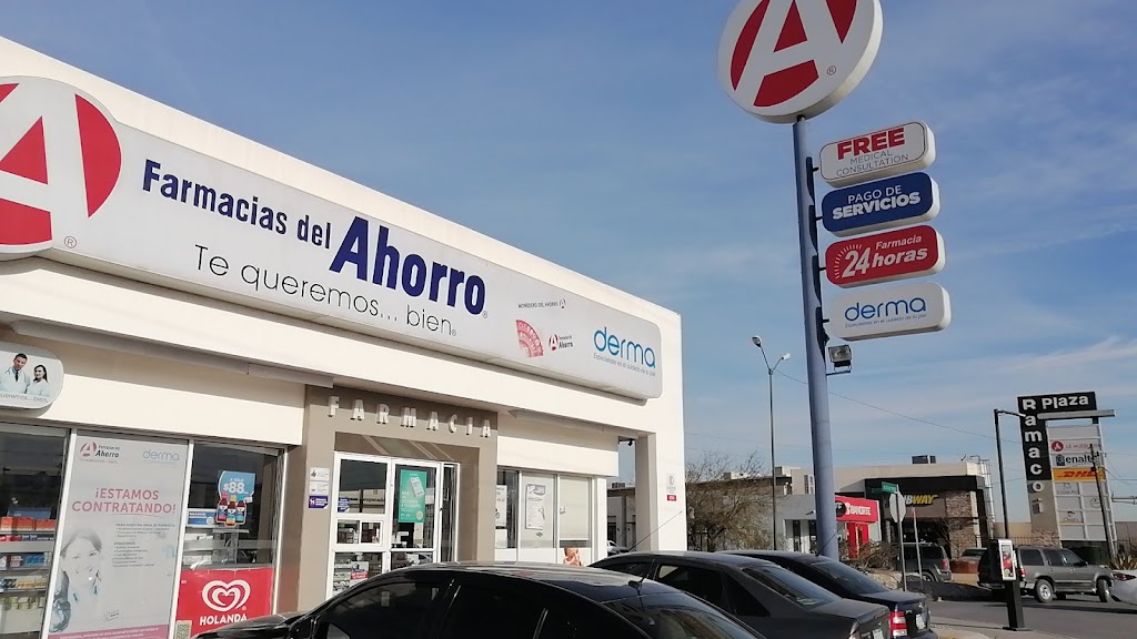 FARMACIAS DEL AHORRO Plaza Las Torres | Av de las Torres 8300 8300, Lote Bravo, 32695 Juárez, Chih., Mexico | Phone: 656 611 4522