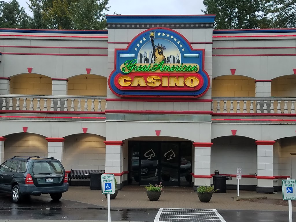 Great American Casino Tukwila | 14040 Interurban Ave S, Tukwila, WA 98168, USA | Phone: (206) 244-5400