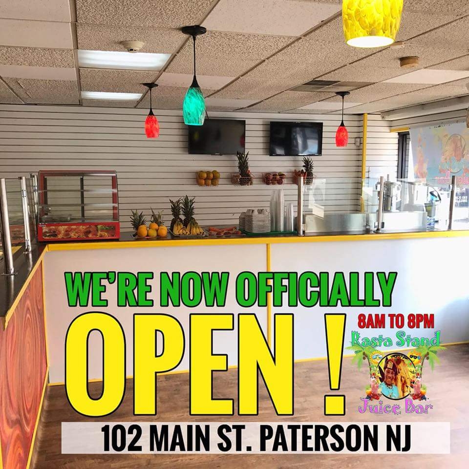 Rasta Stand Juice Bar & Restaurant | 102 Main St, Paterson, NJ 07505, USA | Phone: (973) 881-7931