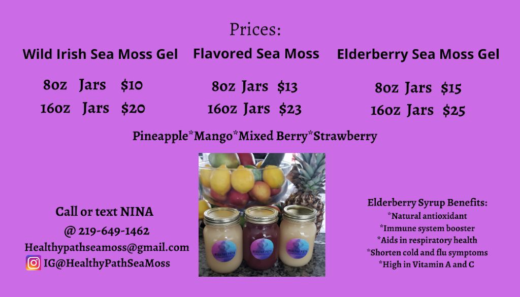 Healthy Path Sea Moss | 2664 W 59th Pl, Merrillville, IN 46410, USA | Phone: (219) 649-1462