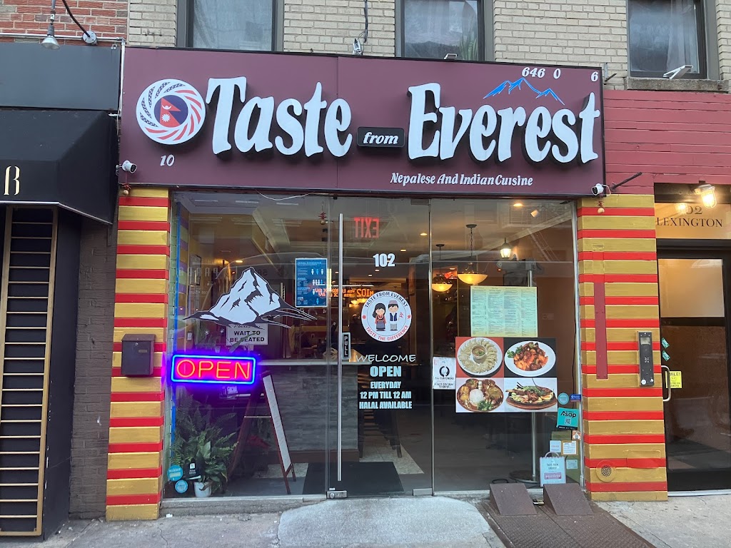Taste From Everest | 102 Lexington Avenue Between 27 &, E 28th St, Manhattan, NY 10016, USA | Phone: (646) 609-3006