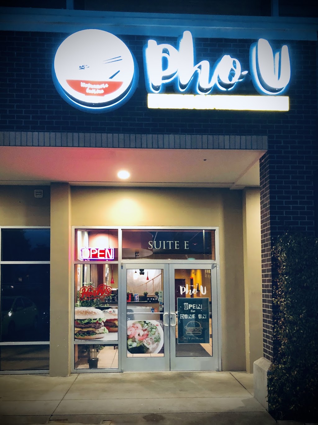 Pho U Plus Burger | 12722 SE 312th St Suite E, Auburn, WA 98092 | Phone: (253) 737-5611