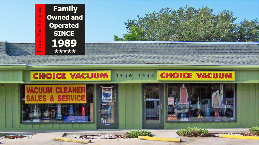 Choice Vacuum | 3444 17th St, Sarasota, FL 34235, USA | Phone: (941) 953-2735