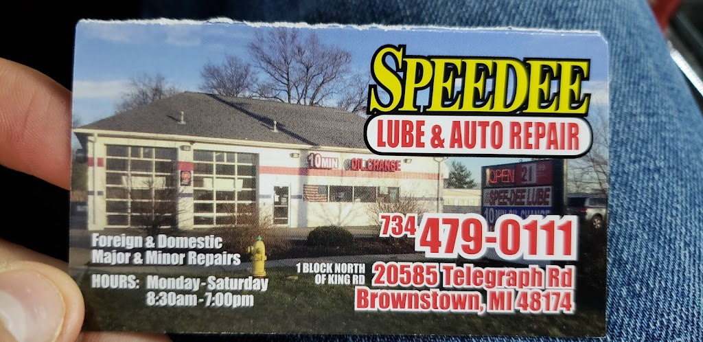 Spee-Dee Lube & Auto Repair | 20585 Telegraph Rd, Romulus, MI 48174, USA | Phone: (734) 479-0111