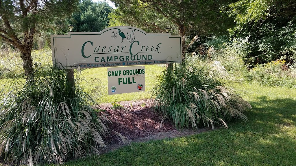 Caesar Creek State Park Campground | 9000 Center Rd, Wilmington, OH 45177, USA | Phone: (937) 488-4595