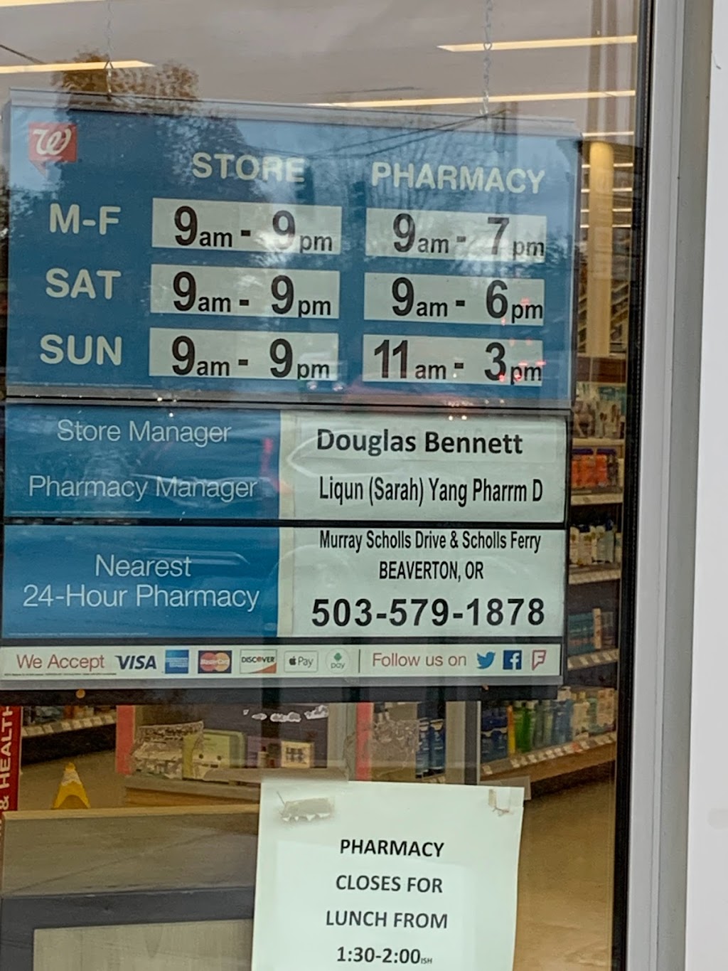 Walgreens Pharmacy | 1080 SW 1st Ave, Canby, OR 97013, USA | Phone: (503) 263-1600